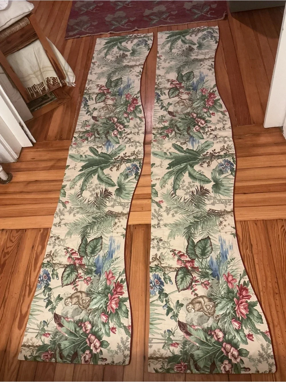🔹 Designer P. Kaufmann Waverly Botanical Jungle Window Drapes